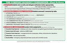 The Company Incident Commander–First Actions