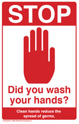 Stop! Did you wash your hands?