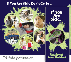 If You Are Sick... tri-fold pamphlet