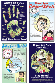 Infection Control Posters for Teens and Children
