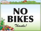 Download No Bikes Sign