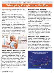 Whooping Cough Fact Sheet