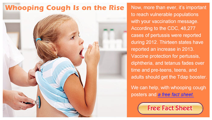 Whooping Cough Vaccination Educational Posters